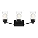 Quoizel ACA8623MBK Acacia 3 Matte Black Bath Light