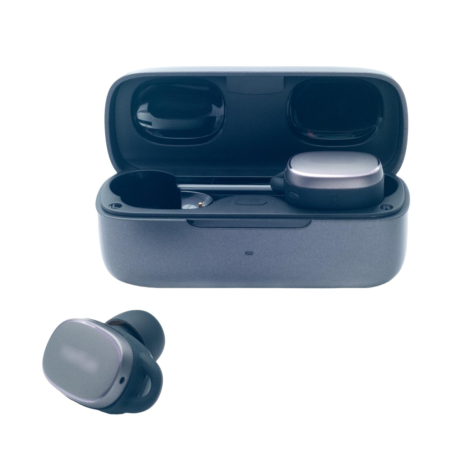 Klowcok Replacement Ear Tips for EarFun Air Pro 4, Air Pro 3, Free 2S, Free Pro 2, Free Pro 3, Soft Silicone Earbuds Tips, 8 Pairs (XS/S/M/L) Black