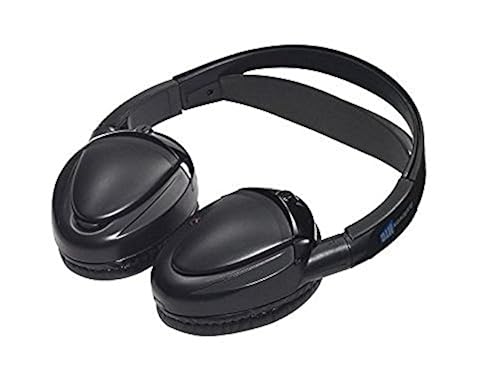 Audiovox Dual Channel Wireless Fold-Flat Headphones with Batteries