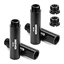 NEEWER Mic Stand Extension Accessories Kit 6 Pieces, Aluminum Alloy Microphone Holder Extender Buffer Tubes & 5/8" Male to 3/8" Female Screw Thread