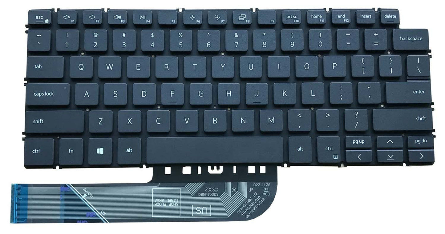 Keyboard go go go US Layout Laptop Keyboard for Dell inspiron 13 5301 5390 5391 7306 7390 7391, inspiron 14 5405 5406 5490 5493 5498 7405 7409 7490