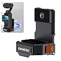 Osmo Pocket 3 Magnetic Mount,Magnet Expansion Adapter Holder with Cold Shoe on Iron Fence/Refrigerators/Iron Rods,Aluminum Alloy Magnetic Mount Holder