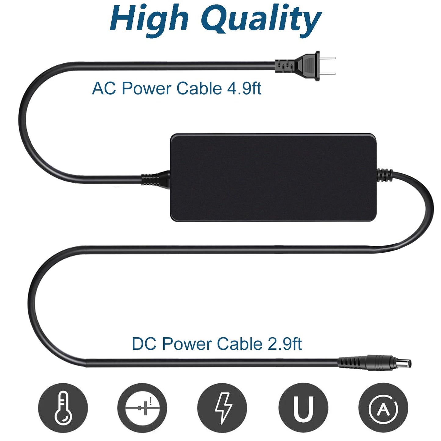 24V AC Adapter Replacement Fit for Epson Perfection Flatbed Photo Scanner V500 V600 V700 V750 V800 V850 PRO 3170 3490 4180 J221A J221 J252A J252…