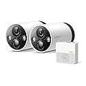 TP-Link Tapo 2K QHD Outdoor Wireless Security Camera System, Up to 180 Day Battery, Color Night Vision w/Starlight Sensor, Motion/Person/Pet/Vehicle