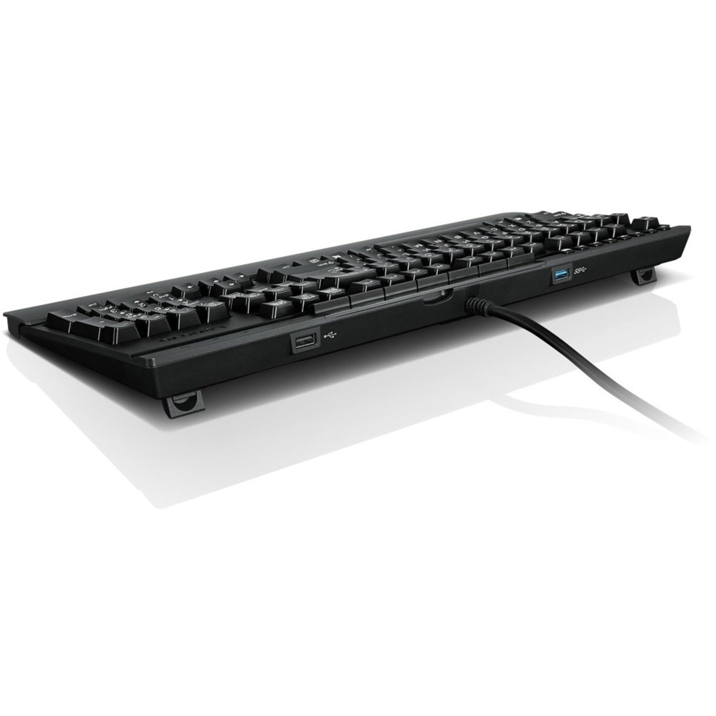 Keyboard - USB - English - US - Black - for 100e Chromebook (2nd Gen) MTK; 300e Chromebook (2nd Gen) MTK; ThinkCentre M90n-1 IoT