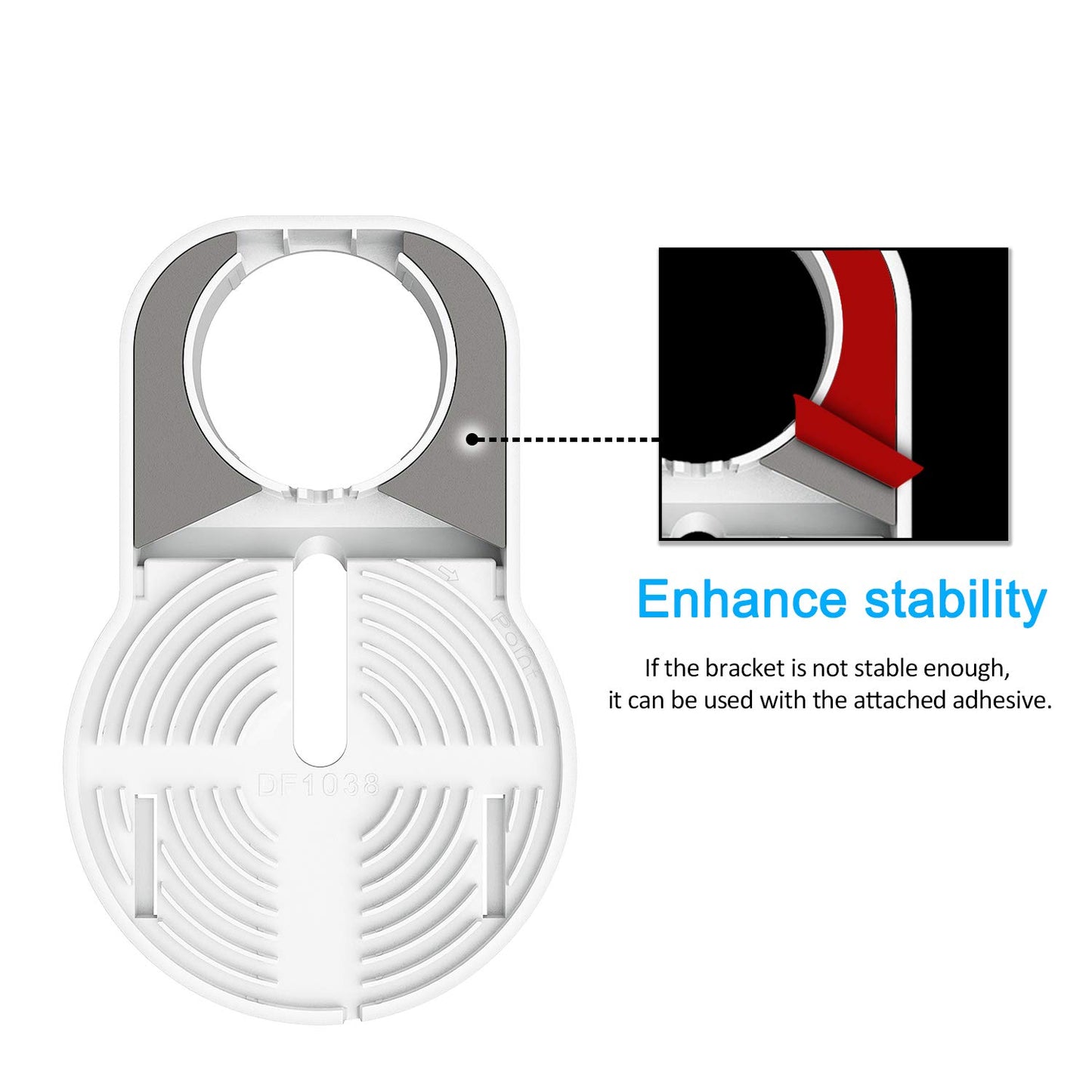 HOLACA Outlet Wall Mount Hanger for Google Nest WiFi Router(2nd Generation), Space Saving Holder, Easy Moved, Cord Management for Google Nest WiFi