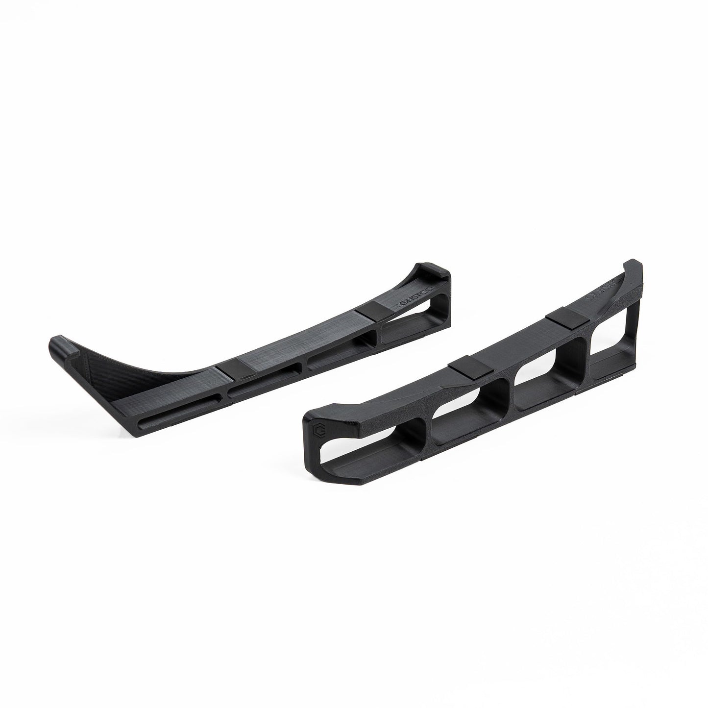 Glistco Skates - Horizontal Stand for PS5 Compatible with Dbrand Dark Plates 2.0 (Disc Edition) (Black)…