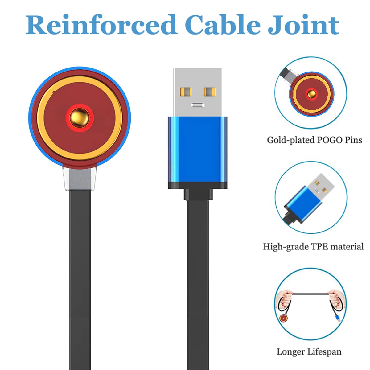 EXMRAT MCC 3 1A/1.5A/2A Charger for Odin, Odin Mini, PL-Pro, Baton3, Warrior Mini2, Perun 2, Seeker 3 pro, Warrior X3 3S, Baldr Pro R Charging Cable