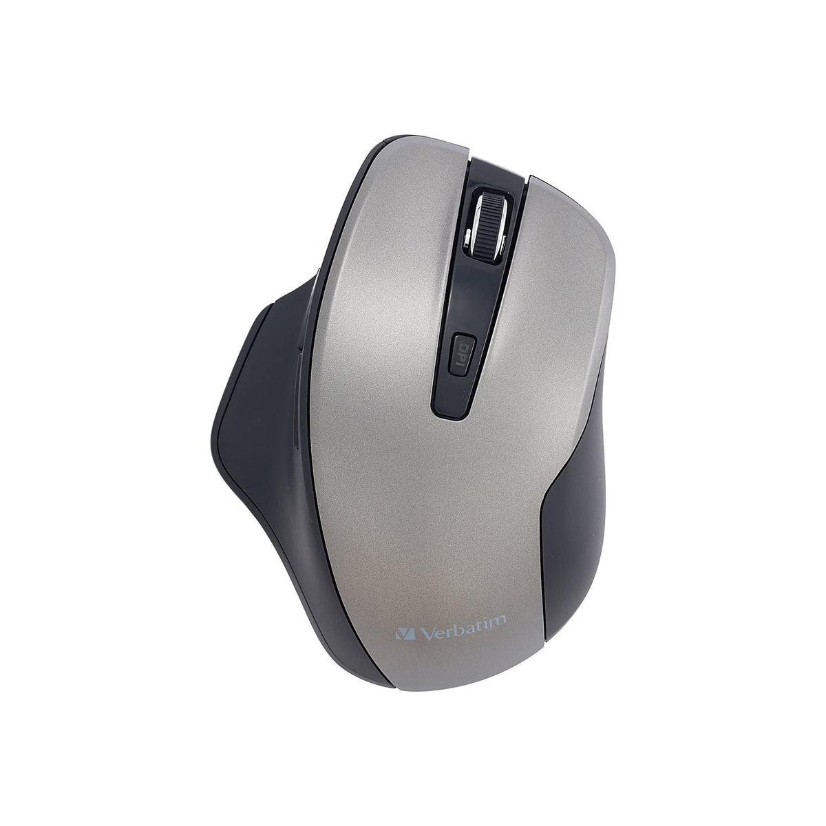 Verbatim Silent Ergonomic Wireless Blue LED Mouse, 6-Button, Graphit