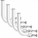 KORYCE Universal Wireless Bridge Bracket Mount, 4-Pack J Pole Mounts, 180° Adjustable Pole and Wall-Mounted Mount for Outside Antenna Starlink