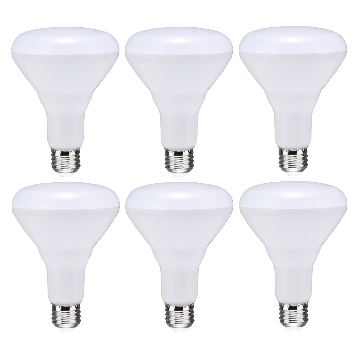 Satco S11472, BR30 LED Flood Light Bulbs, 4000K, 6-Pack, Replacement Bulb