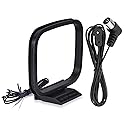 Bingfu 75 Ohm FM Antenna and AM Loop Antenna for Pioneer Onkyo Yamaha Marantz Indoor HD Radio FM Radio Bluetooth Home Stereo Receiver AV Audio Video