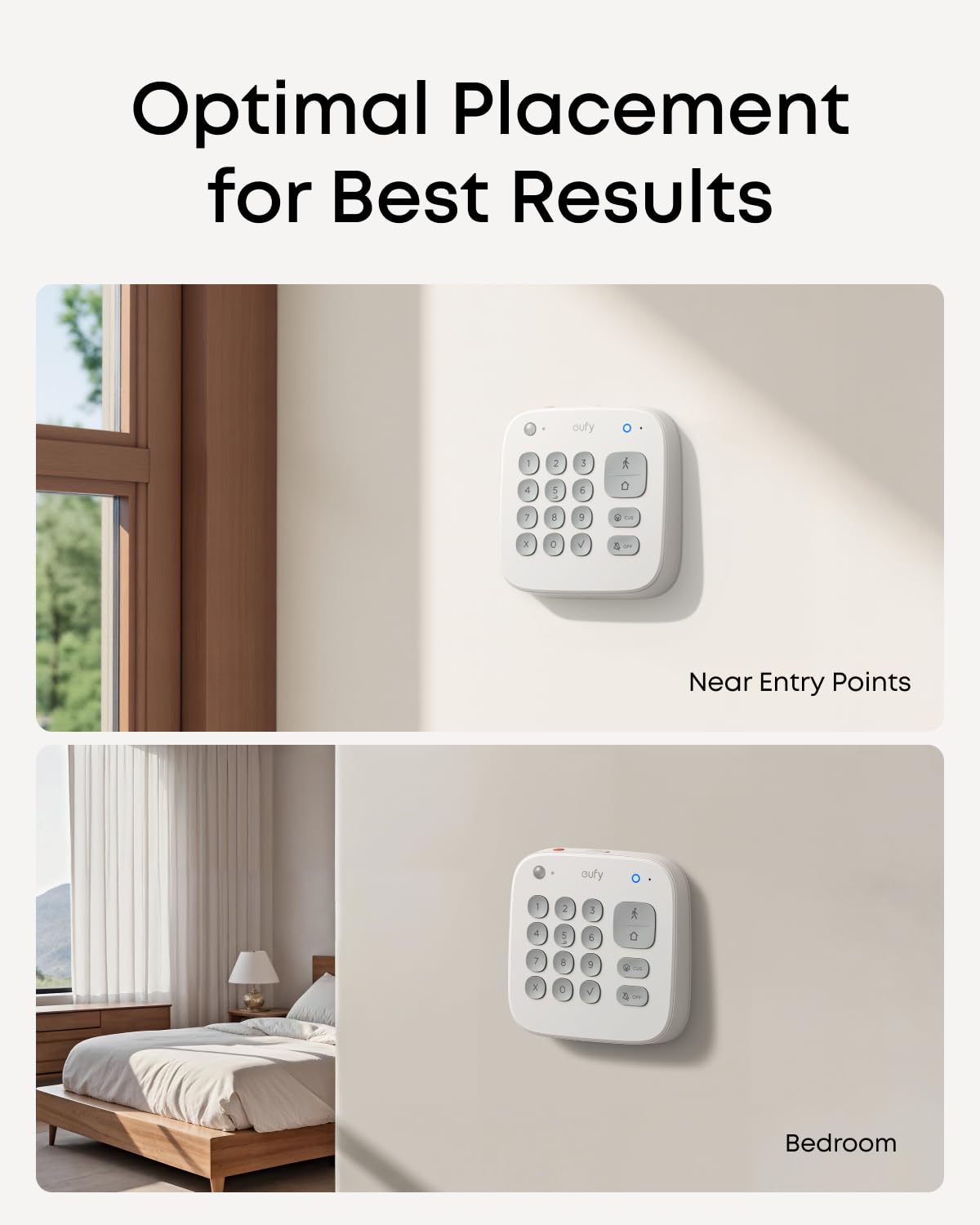 eufy Keypad E10, Quick and Convenient Arming/Disarming, Covert Duress Alarm, One-Touch SOS Alert, Requires HomeBase 2, 3 or Pro