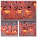 Amants01 5.9ft/1.8M 10 LEDs Cute Animal Squirrel String Lights,Battery Powered Lights for Home Party, Children Kids Bedroom,Children