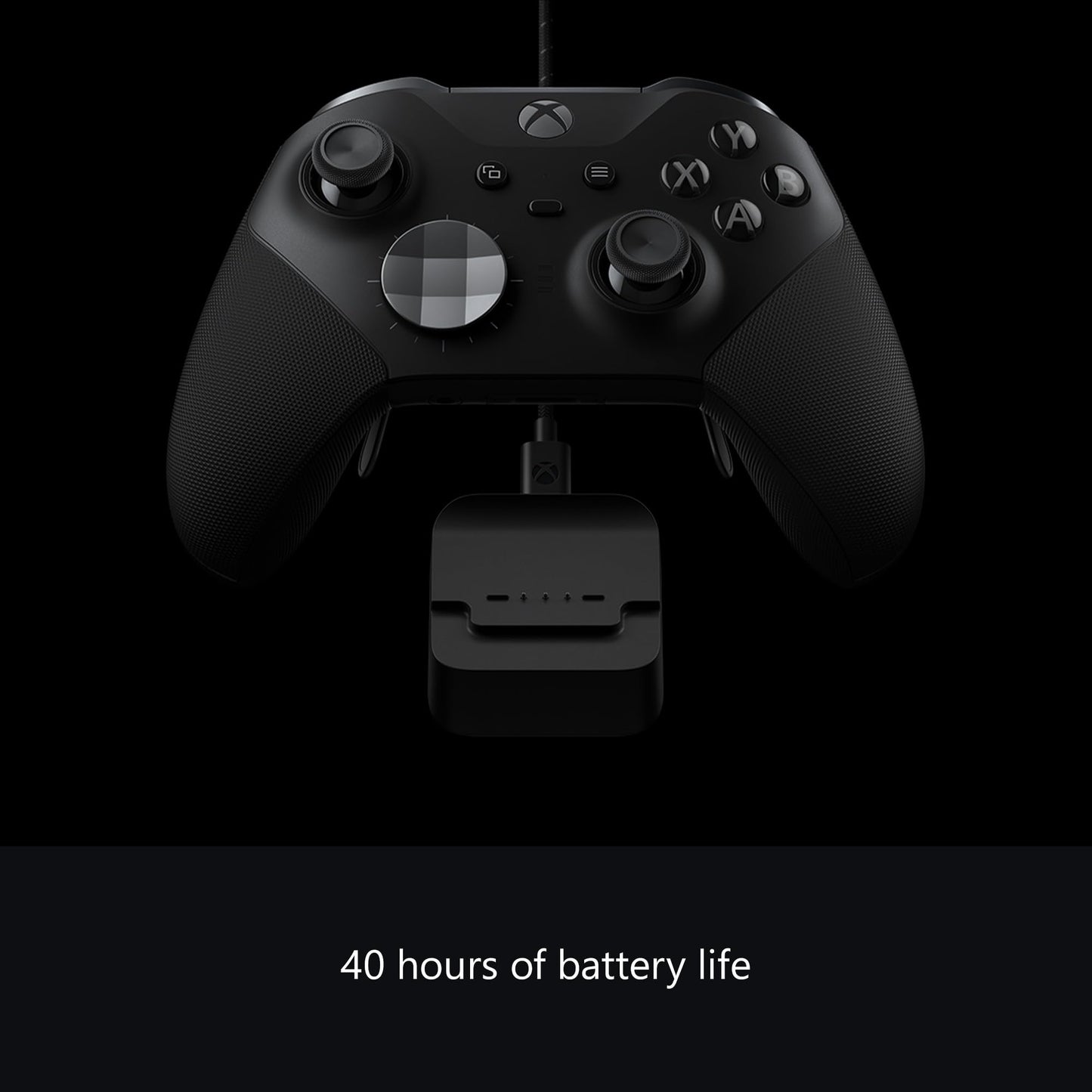 Xbox Elite Series 2 Core Wireless Gaming Controller - Black - Xbox Series X|S, Xbox One, Windows PC, Android, and iOS