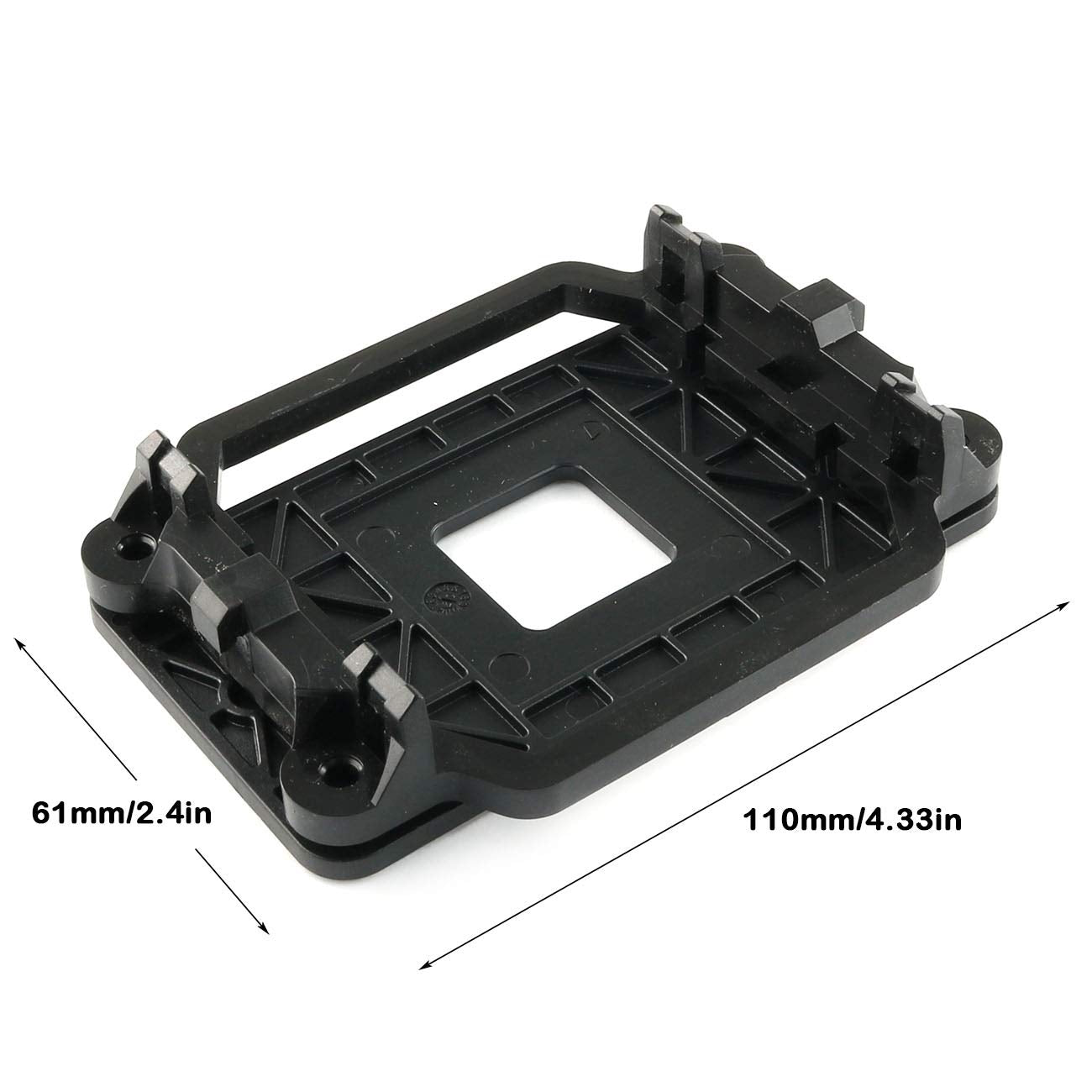 E-outstanding CPU Cooler Retention Bracket Black Motherboard Heatsink Fan Stand Base Mount Bracket Holder Sheet Plate for AMD Socket AM2 AM3