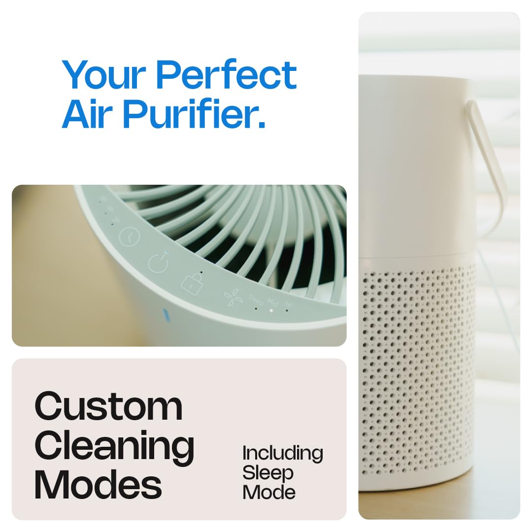 Hazel True HEPA Air Purifier for Bedroom - Quiet Compact Air Cleaner