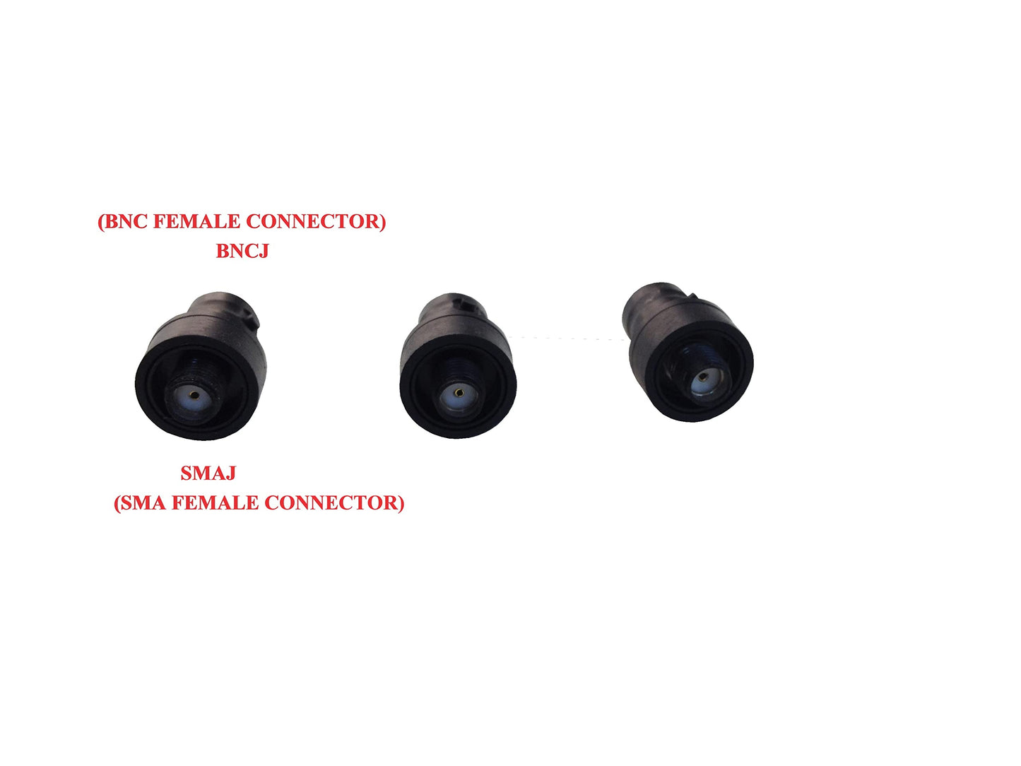 Anteenna TW-BNCJ-SMAJ(3 Packs) Adaptor Connector BNC Female to SMA Female is Suit for HAM (144/430MHz) Handheld Antenna BNC Male