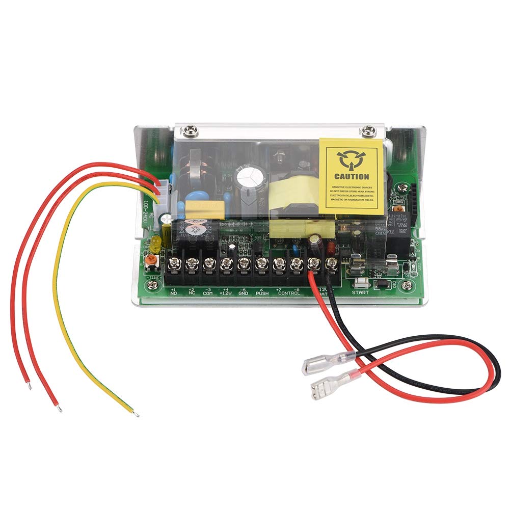 AC110V-240V Input, 12V/5A Electricity Supply for Door Entry Access Control System Switch Electricity Supply Remote Lock Replacement