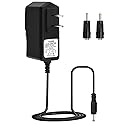 TTODDE AC/DC 6V 2A Adapter Power Supply 12W 100-240V with 4.0x1.7mm & 3.5x1.35mm Plugs - Universal 6V Device Charger (200mA-2A Compatible)