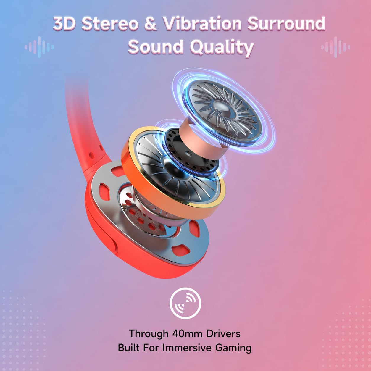 AOC Gaming Headset for Nintendo Switch 2/OLED/Lite, Wired Gaming Headphones with Mic, 3.5mm Stereo Gaming Headset with Noise Cancelling Microphone