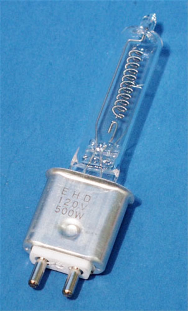 Ushio 1000287 - EHD - Stage and Studio - T5 - 500 Watt Light Bulb - 120 Volt - G9.5 Base - 3000K