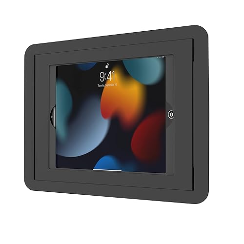 CTA Digital Heavy Duty Metal Tablet Wall Mount - Compatible with iPad 5/6/7/8/9, iPad Pro 9.7' to 11', iPad Air 1/2/3 & Galaxy Tabs - Anti-Theft
