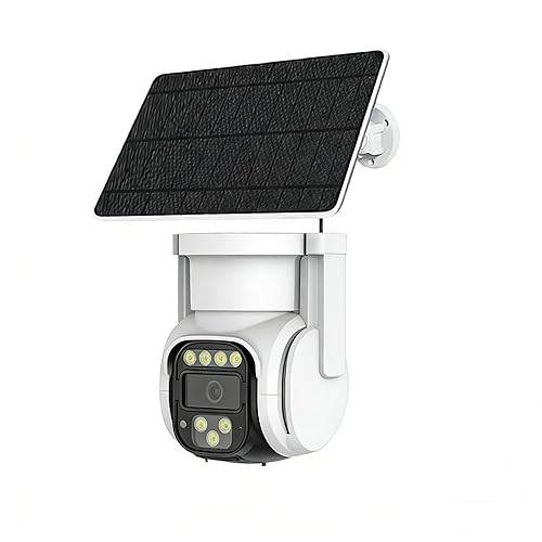 Goverwin 24/7 Recording AOV 4G Security Camera Outdoor Wireless with 8000mAh Battery 7W Solar Panel, 2K PTZ, 50 Meters Night Vision, AI Detection, AI