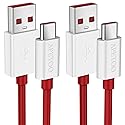 APETOO USB-A to USB-C Cable for OnePlus 15/15R/13/12/11 5G/10 Pro 6FT, 2-Pack A to C Cable for Warp-Charging 65W Super Fast Charge Cord for OnePlus 8