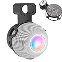 Wall Mount Stand for HomePod Mini Smart Speaker Outlet Holder with Cable Storage Quality ABS Hard Case Socket Space Saving Indoor Kitchen Bathroom