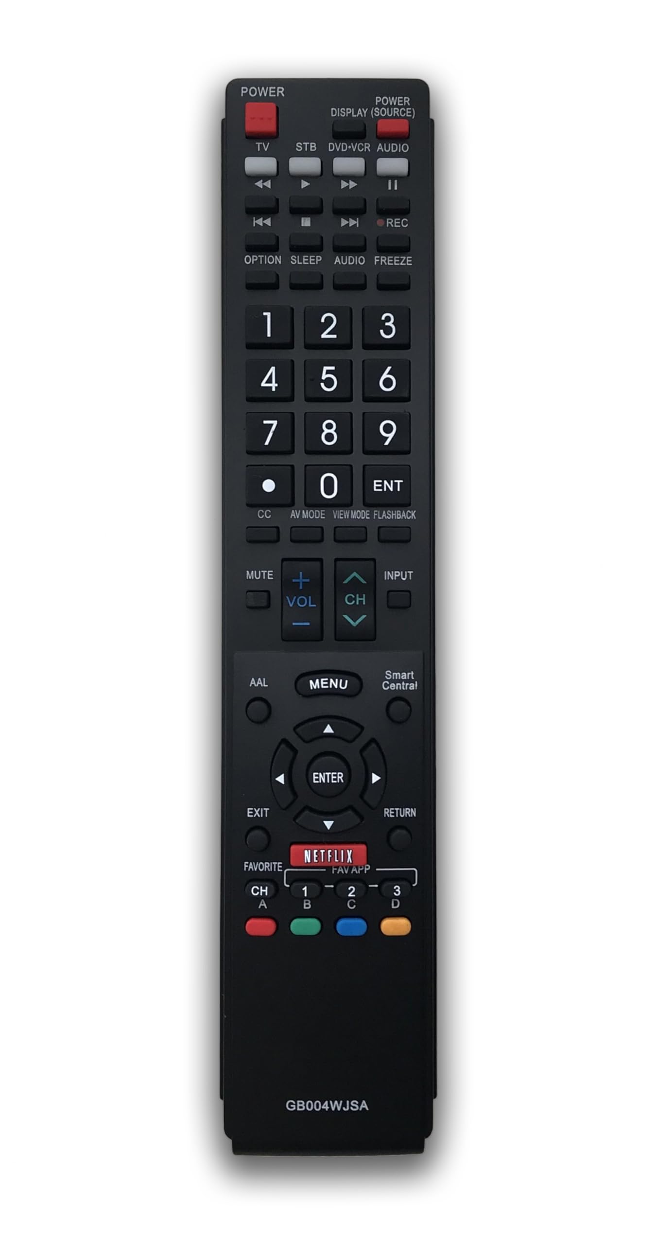 GB004WJSA Universal Replacement Remote Control for All Sharp Aquos Smart TV GB005WJSA LC-70LE640U LC-70LE650U LC-80LE650U LC-90LE657U LC-60LE755U