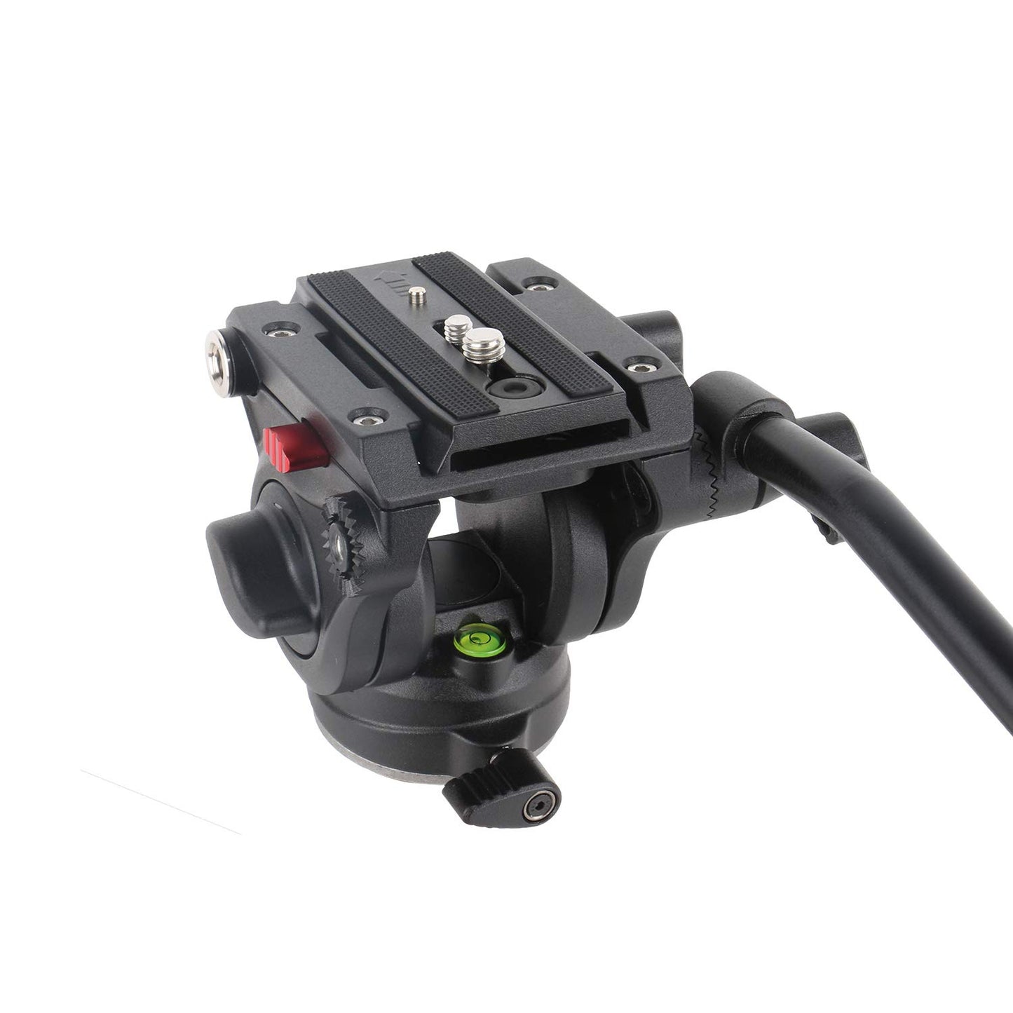Avella Video Tripod Fluid Head with Quick Release Plate, Lightweight Heavy Duty Compatible with Manfrotto,Max Load 13.2lb/6kg for Video Canon Nikon