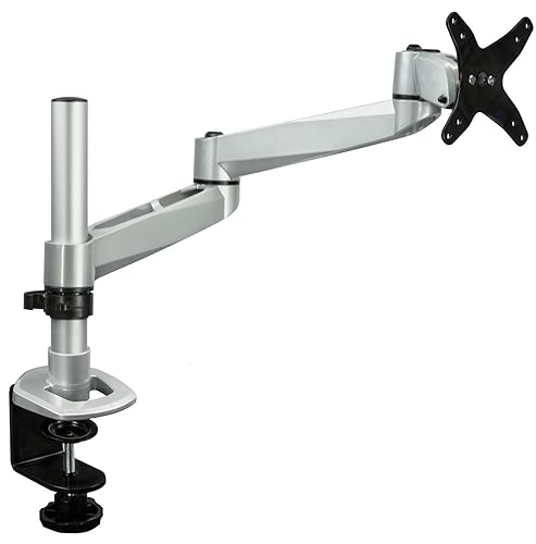 Mount-It! Articulating Single Arm Computer Monitor Desk Mount for 24-Inch Monitors (MI-33116)