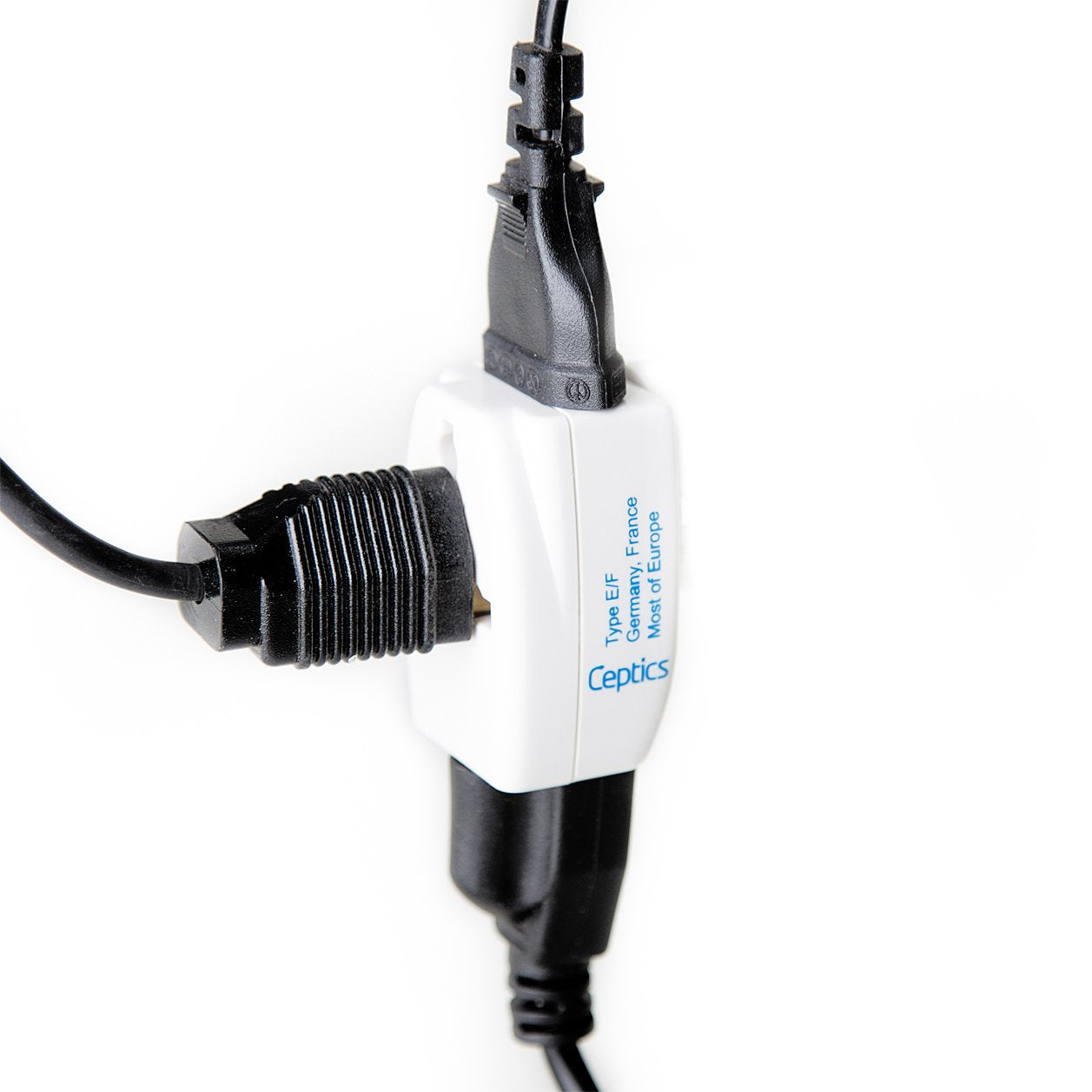 Ceptics 3 Outlet Travel Adapter Plug Type L for Italy
