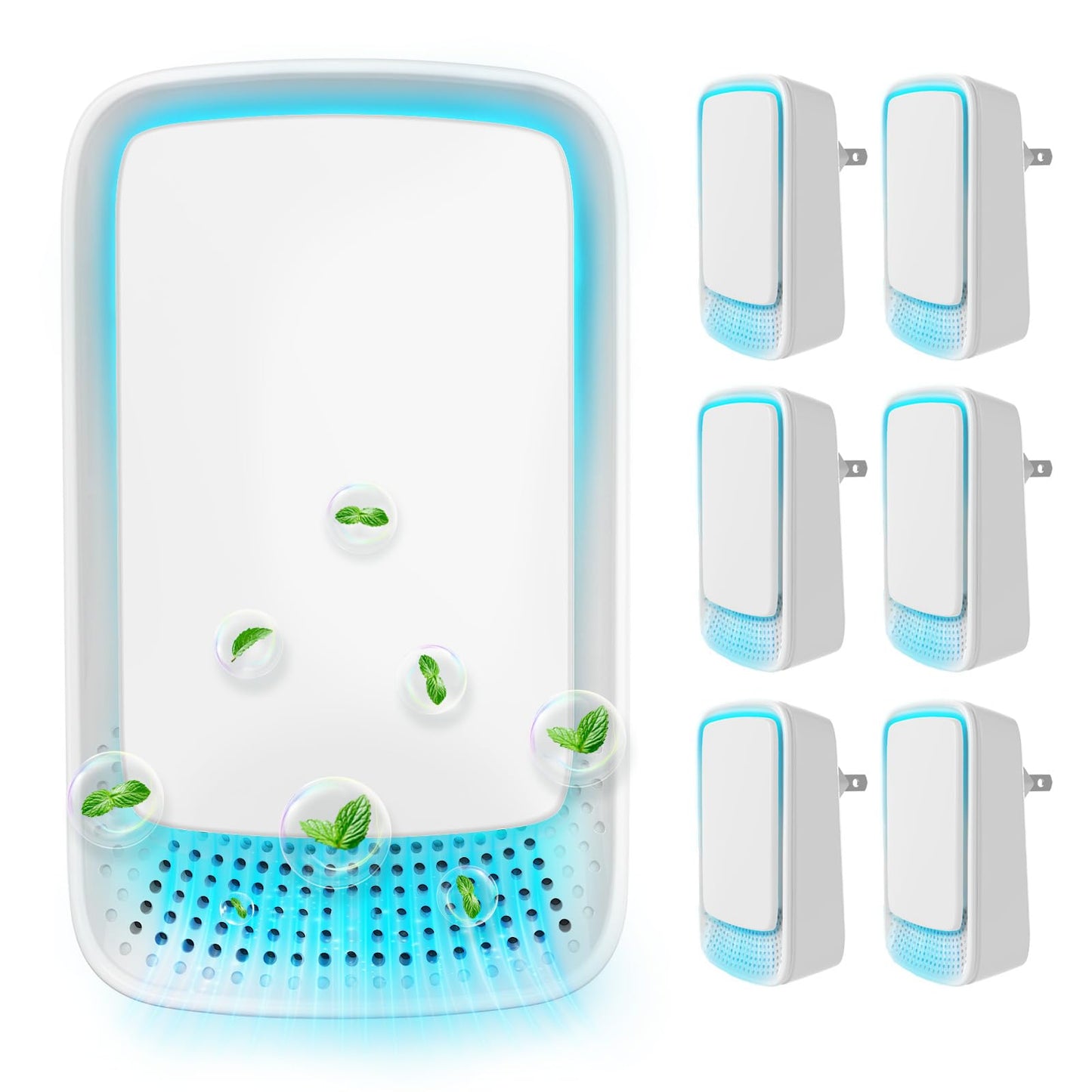 8Pack Plug-In Air Ionizers for Home,Summer Multi-Room Ionic Air Purifiers