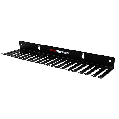 Gator Frameworks Wall Mountable Cable Hanger and Organizer with 19 Cable Slots, Ranges from 5-9mm Spaces (GFW-CABLEHANGER)