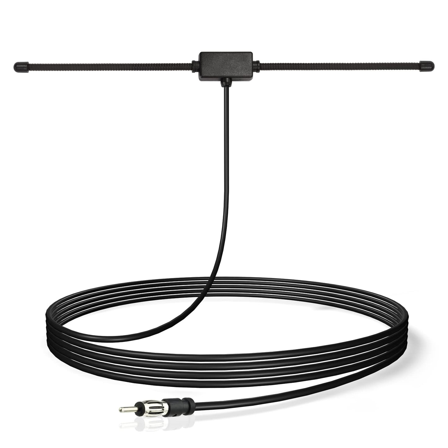 Bingfu Car FM AM Radio Dipole Antenna Adhesive Mount for Vehicle Truck SUV Car Stereo in Dash Head Unit CD Media Receiver Player Audio Marine Boat