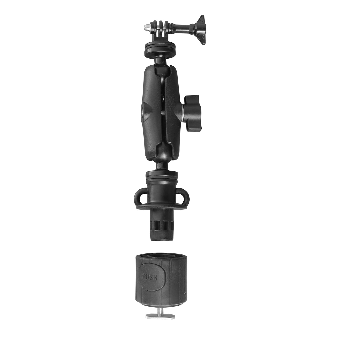 KUNPENG New Upgrade 360 Degree Kayak Action Camera Mount Universal Adjustable,Compatible with Hero 12 11 10 9 8 7,Ball Head Camera Mount,Kayak Rail