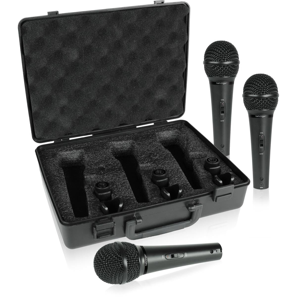 Behringer ULTRAVOICE XM1800S 3 Dynamic Cardioid Vocal and Instrument Microphones (Set of 3)