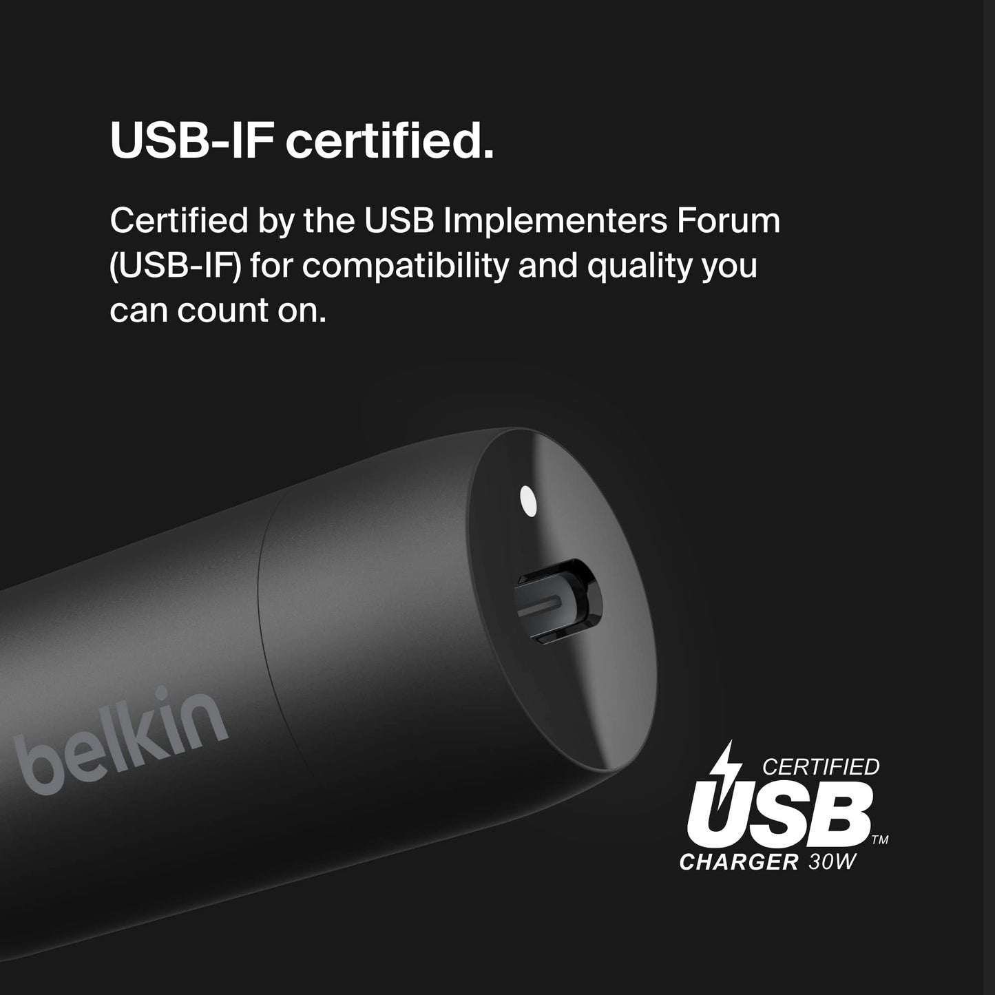 Belkin Boost?Charge™ 30W Fast Car Charger, USB-C Power Delivery Port, 4-Port USB Power Extender, Universal Compatibility for iPhone 16, Galaxy S25