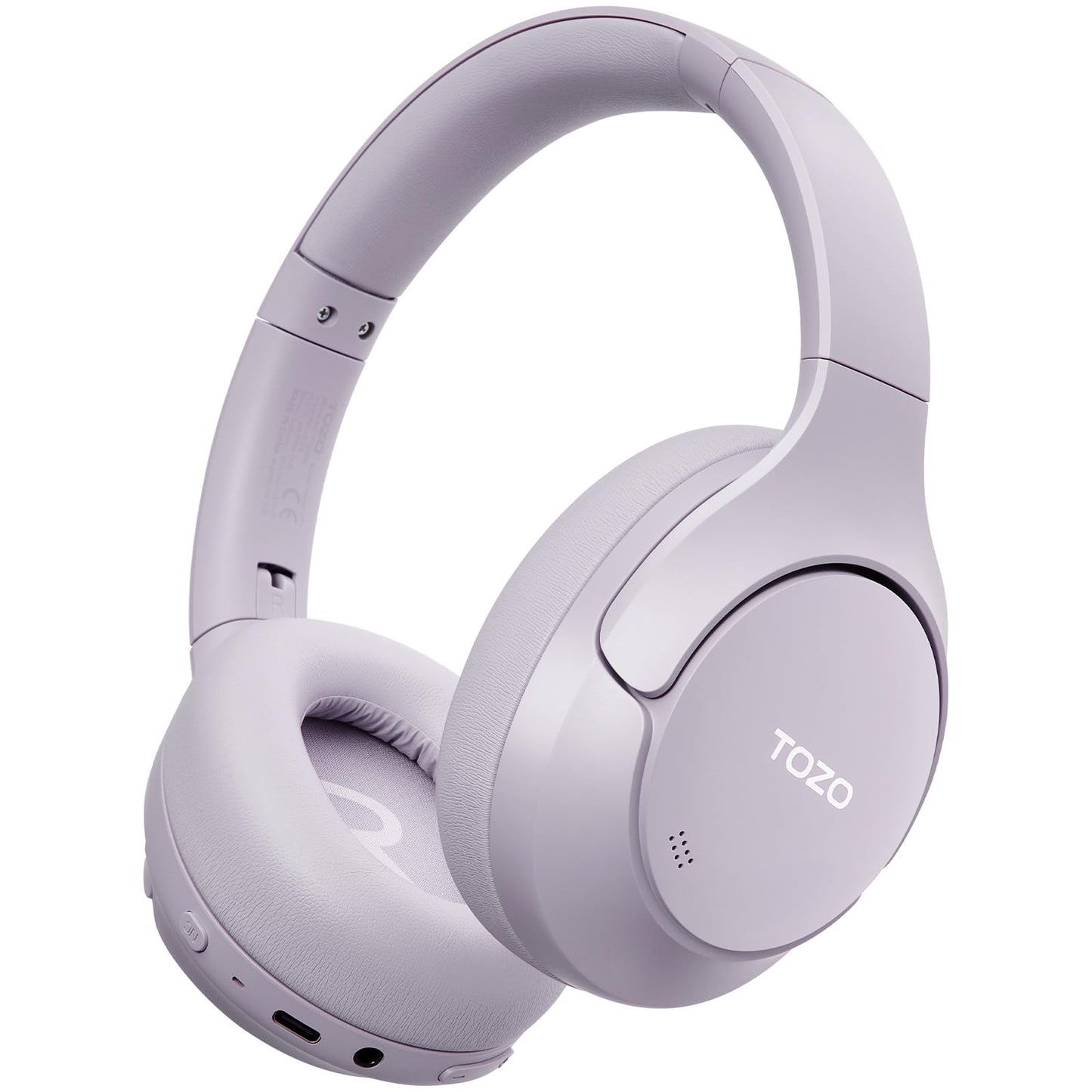 TOZO HT3 Hybrid Noise Cancelling Headphones, 90H Playtime Wireless Over Ear Bluetooth Headset, Spatial Audio AI Chat with 5 Mics, Supports Dual…