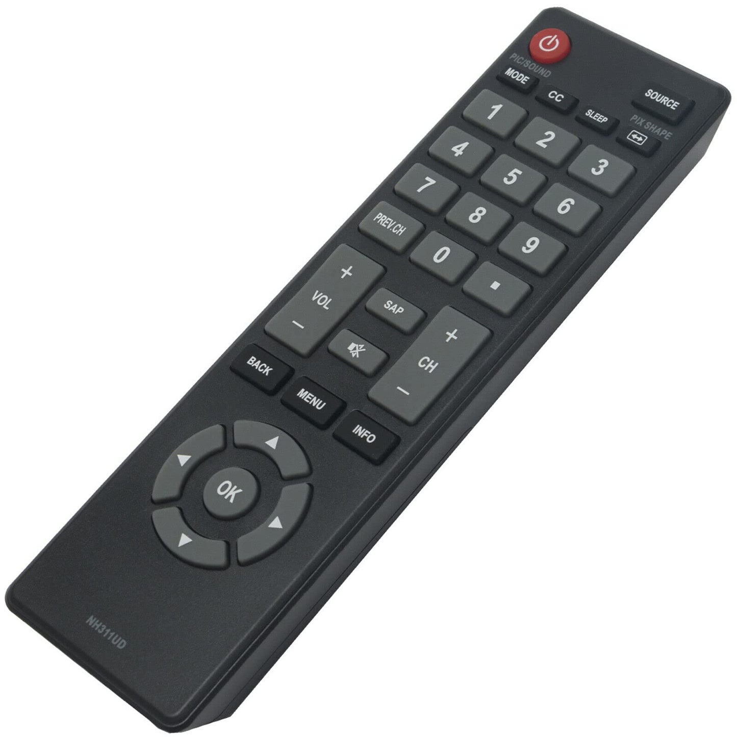 New Remote Control NH311UD Compatible with Sanyo TV FW32D06F FW40D06F FW40D36F FW50D36F FW43D25F
