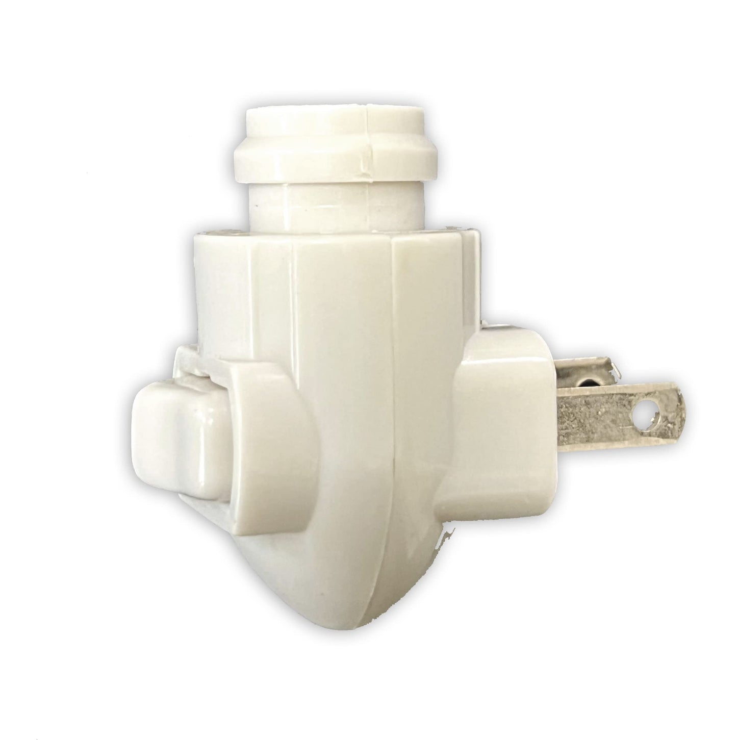 The Porcelain Garden Night Light Plug with Switch, White, Replacement Plug, E12, on/Off Toggle, for DIY Night Light Projects