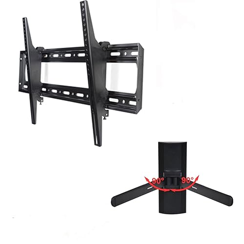VideoSecu Tilt TV Wall Mount for Most 40"-80" Plasma LCD LED TV Flat Panel Display, Some Models up to 85" 90" with DVD DVR VCR Wall Mount M24