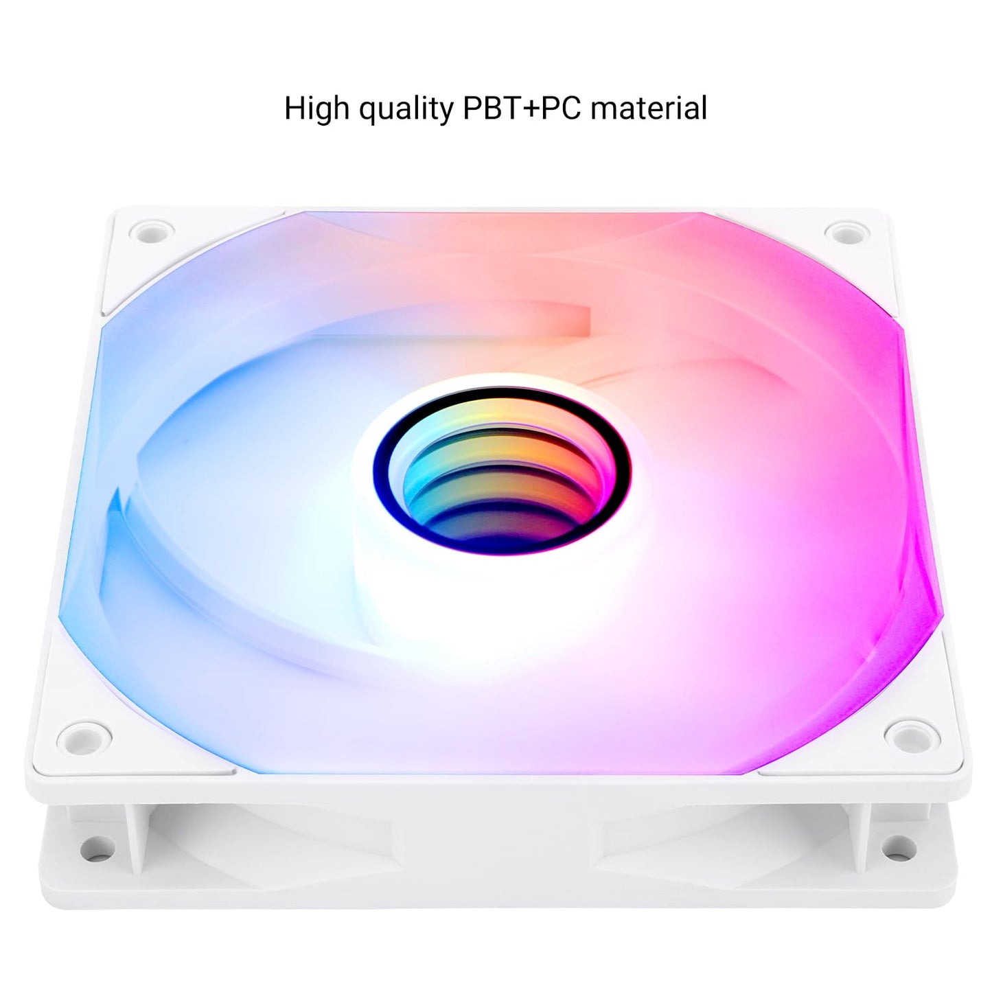 Thermalrlght TL-C12W-S V3 x3 Packs Case Fan 120mm ARGB CPU Cooler Fan Comes with ARGB Mirror Light Effect,PC PWM Silent Fan with 1500RPM Speed, White