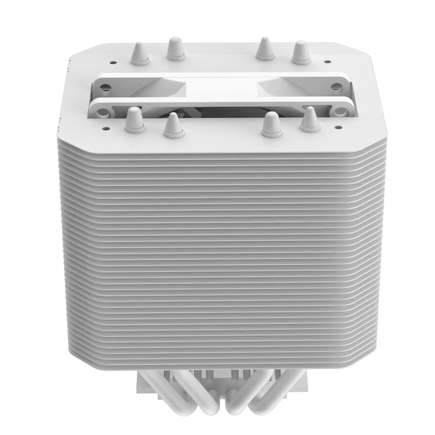 ALSEYE M90 CPU Cooler, Hidden Fan Designed Dual Tower Air-Cooled CPU Cooler with ARGB Light Effect Cover Compatible with Both Intel and AMD Platform