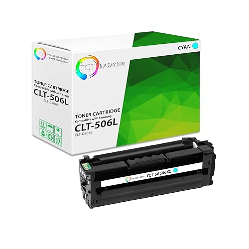 TCT 506L Cyan Toner Cartridge - Compatible Replacement for Samsung CLT-506L CLT-C506L Cyan High Yield Works with Samsung CLP-680ND CLX-6260FR 6260FD