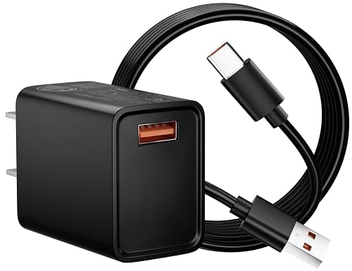 USB C Cable Fast Wall Charger for Motorola Moto G Fast/G Power/G Pure/G Stylus 5G /2022/2023/2023/2024,Edge G9 G8 G7,Play,Plus,Power,G6,X4 Z3 Z2 Play