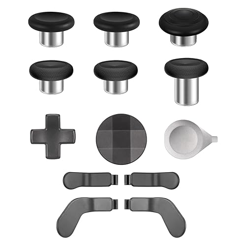 Accessories for Xbox Elite Controller Series 2-13 in 1 Replacement Paddles Thumbsticks Joystick Analog Sticks Parts Repair Kit Component Set with 2