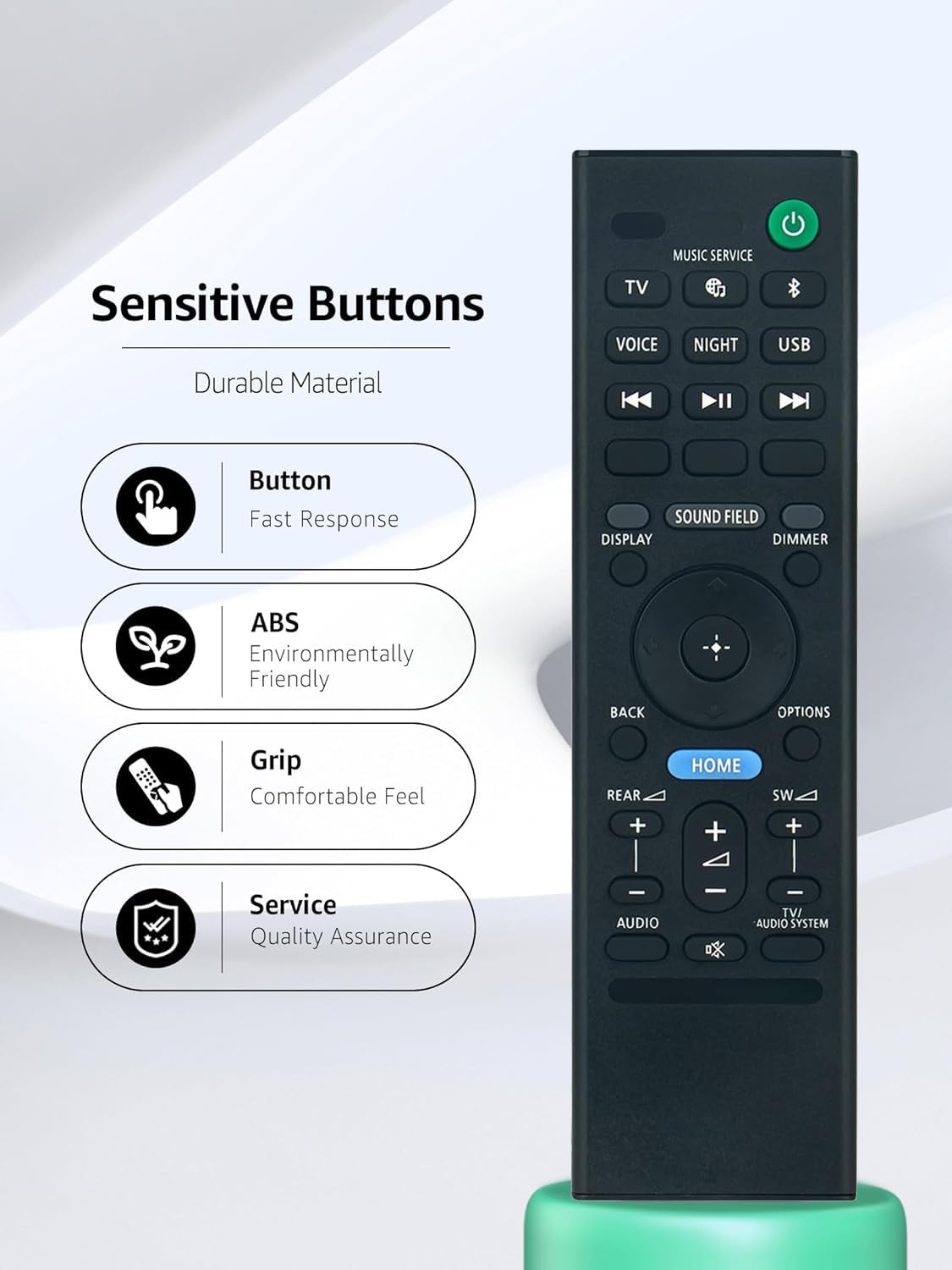RMT-AH514U Replacement Remote Control for Sony HT-A3000 Soundbar Home Theater System